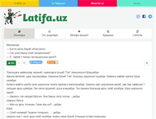 Tablet Screenshot of latifa.uz